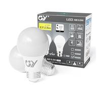 GY Light Bulb E27 with Motion Detector Lamp, E27 LED Cool White 6500K 1050LM Light Source, 6.5W Replaces 75W, Automatic on/Off Switch, for Stairs, Toilets, Garden, Balcony, Garage, 2 PCS