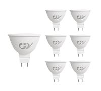 GY MR16 LED Bulbs Cool White 6500K Light Bulbs, GU5.3 Energy Saving 4.5W 663 Lumen Replaces 60W, 120°Beam Angle,Non-Dimmable,6 Pack.