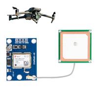 GY-NEO6MV2 NEO-6M GPS Module for Flight Control with Ceramic Antenna, GPS Board Satellite Positioning Module Accessory Arduino EEPROM/APM 2.5 Compatible, RS232 TTL Interface