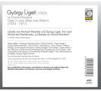 GY”RGY LIGETI: LE GRAND MACABRE NEW CD