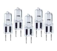 GY6.35 Halogen Bulb 50W, Bi-Pin Base,AC/DC 24V,Dimmable,2800K Warm White,5 Pack G6.35 24V-35W