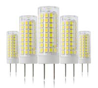 GY6.35 Led Bulb 10W, 10W Equivalent to 100W Halogen, 1000LM, 5pcs LED Bulbs, AC220V-240V, 360° Beam Angle, Dimmable for Home Lighting(Cool White 6000K)