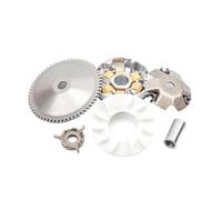 GY6 50 48cc 60cc 80cc Moped Scooter Belt Pulley Driven Wheel Clutch Assembly Disc Pressure Plate Compatible With Universal Motorcycle Parts
