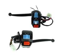GY6 50cc 125cc 150cc Motorcycle Handlebar Control Switch 22mm Left Right Handle Set With Horn Turn And Disc Brake Lever Compatible With Automotive Motorcycle Parts(A)