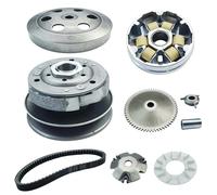GY6 50cc clutch set, clutch Assembly and Variator Kits with 669 belt, fit for 139QMB GY6 50cc Engine Scooter Atv and Go karts Taotao Roketa Sunl