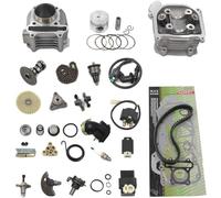 GY6 Cylinder Rebuild Kits Trkimal 47mm 80cc Big Bore Upgrade Kits for 49cc 50cc 139QMB Engines 64mm/69mm Valve scooter moped parts, GY6 Engine parts for Chinese Scooter (69mm)