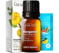 Gya Labs Bergamot Essential Oil for Diffuser - Bergamot Essential Oil - Bergamot Oil for Hair, Shampoo, Skin, Aromatherapy & Candle Making - Zesty & Refreshing Scent - 100% Natural (10ml)