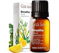 Gya Labs Breathe Essential Oil Blend - 10ml - for Diffuser, Hair