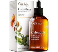 Gya Labs Calendula Oil Organic for Skin - 100% Natural Calendula Carrier Oil for Face - Organic Calendula Oils for Hair Growth, Body Lotions, Soaps & Moisturizer (30ml)