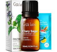 Gya Labs Clary Sage Essential Oil for Diffuser - 100% Natural Clary Sage Oil Essential Oil - Clary Sage Essential Oil for Skin, Hair, & Aromatherapy - Fragrant Aromatherapy Oils (10ml)