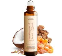 Gya Labs Frankincense & Somali Myrrh Essential Oil Roll On - 10ml - Travel Size Roller for Camping, Skin, Aromatherapy Relief, Convenience