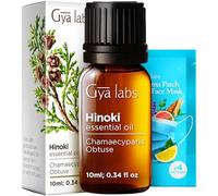 Gya Labs Hinoki Essential Oil for Diffuser & Skin 100% Pure Natural Hinoki Oil for Hair, Massage, Aromatherapy Spray & Candle Making Scent DIY (10ml)