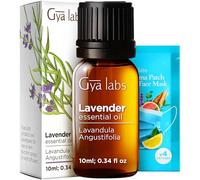 Gya Labs Lavender Essential Oil for Diffuser - 100% Pure Natural Lavender Oil for Skin, Hair, Massage, Aromatherapy & Candle Making Scent (10ml)