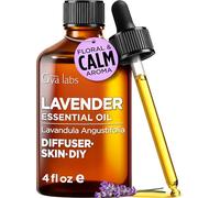 Gya Labs Lavender Essential Oil for Diffuser - 118ml - 100% Pure Natural Lavender Oil for Skin, Hair, Massage, Aromatherapy & Candle Making Scent