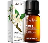 Gya Labs Neroli Essential Oil for Diffuser - 100% Pure Natural Fragrance Neroli Oil for Skin, Face, Aromatherapy & Candle Making - Freshly Floral Scent (10ml)