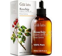 Gya Labs Organic Rosehip Oil for Mature Skin (30ml) - Therapeutic Grade Rosehip Oil - Perfect for Youthful Beauty & Moisturized Hair - Use on Hair and Skin