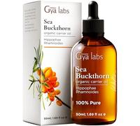 Gya Labs Organic Sea Buckthorn Oil - 100% Pure Natural Sea Buckthorn Carrier Oil for Skin, Face, Nails & Hair - Soothing & Moisturizing - 50ml
