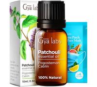 Gya Labs Patchouli Essential Oil for Skin - 100% Pure Natural Patchouli Oil for Diffuser, Aromatherapy, Body, Perfume & Candle Making - Earthy & Spicy Scent (10ml)