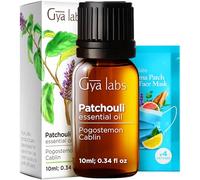 Gya Labs Patchouli Oil for Diffuser & Aromatherapy - Natural Patchouli Essential Oil for Skin - Patchouli Oil for Body, Perfume & Candle Making - (10ml)