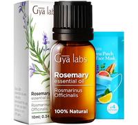 Gya Labs Rosemary Essential Oil for Hair - 100% Pure Natural Rosemary Oil for Diffuser, Skin, Scalp, Aromatherapy & Candle Making Scent (10ml)
