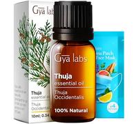 Gya Labs Thuja Essential Oil for Skin - 100% Pure Natural Thuja Oil Diffusers for Hair, Aromatherapy, Candle & Soap - Woody, Camphorous & Cleansing Scent (10ml)