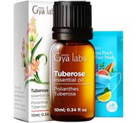 Gya Labs Tuberose Essential Oil for Diffuser - 100% Pure Natural Tuberose Oil for Massage, Skin & DIY Perfumes Fragrance Candle Making Scents (10ml)