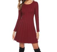 Gyabnw Winter Dresses for Women UK Jumper Dress Sweater Dress Knitted Casual Dress