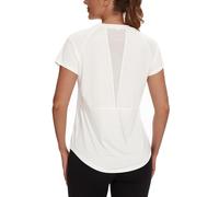 Gyabnw Ladies Sports Top Gym Shirts Short Sleeve Casual Workout Yoga Running Top Crew Neck Back Mesh Fitness Athletic Tee Shirts White