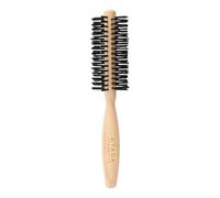 GYADA COSMETICS Large Round Hairbrush, Ideal for Short Hair, Antistatic, High Temperature Resistant, Ergonomic Handle, Beech Wood