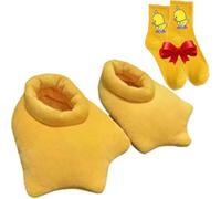 Gyagalre Duck Slippers, Duck Slippers for Women/Men, Plush Duck Feet Slippers, Little Yellow Duck Foot Slippers, Duck Feet A, 9/9.5 UK