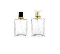 Gyaxiang 2 Pcs 100ml Clear Glass Atomizer Perfume Spray Bottle,Portable Empty Perfume Perfume Spray Bottles for Travel,Refillable Sprayer Fine Mist Sprayer Container for Essential Oil,Cosmetic