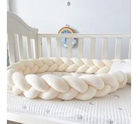 GYCF Decor Knot Pillow, Knotted Cushion, Braided Knotted Cushion, Handmade Soft Knot Pillow, Cotton Bed Set All Round Braided Protector for Room Bed,A02,3.5 m