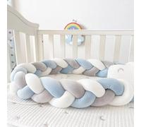 GYCF Decor Knot Pillow, Knotted Cushion, Braided Knotted Cushion, Handmade Soft Knot Pillow, Cotton Bed Set All Round Braided Protector for Room Bed,A11,1.5 m