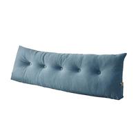 GYCF Triangular Headboard Pillow Wedge Bolster Bed Rest Reading Pillow Lumbar Support Backrest Pillow Bed-Backrest Positioning Support Long Pillow for Daybed,Blue,180 * 40 * 12CM