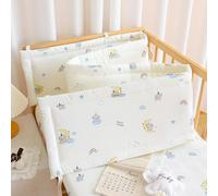 GYCS Airwrap Cot Bumper Cot Bumpers for Cot Bed Breathable Cot Bumper Crib Bumper Sets Cot Protector Bumper All Round Breathable Crib Bumper Cot Liner,B12,150x28cm