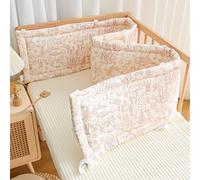 GYCS Airwrap Cot Bumper Cot Bumpers for Cot Bed Breathable Cot Bumper Crib Bumper Sets Cot Protector Bumper All Round Breathable Crib Bumper Cot Liner,B07,160x28cm