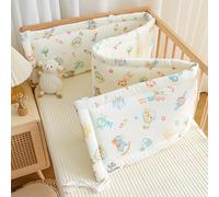 GYCS Airwrap Cot Bumper Cot Bumpers for Cot Bed Breathable Cot Bumper Crib Bumper Sets Cot Protector Bumper All Round Breathable Crib Bumper Cot Liner,B05,200x28cm