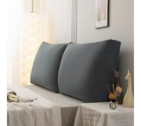 GYCS Back Support Triangle Pillow Adjustable Reading Throw Sofa Bed Office Chair Rest Couch Wedge Pillows Bed Support Wedge Couch Throw for Reading Corduroy,Blue,2 pc180x58x18CM