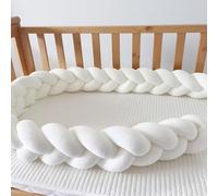 GYCS Braided Cushion, Bed Guard Rail Surrounds Cushions, Braided Knotted Pillows, All-Round Protection Pillow for Bed, Thick Soft Breathable Cushion Side Protectors,A01,200cm