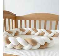 GYCS Braided Knotted Cushion, Knot Cushion, Knot Pillow, 100% Cotton Bed Set All Round Braided Protector for Room Decor, Home, Bedroom,A08,150cm