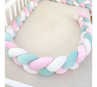 GYCS Braided Knotted Cushion, Knot Cushion, Knot Pillow, 100% Cotton Bed Set All Round Braided Protector for Room Decor,A09,250cm