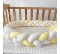 GYCS Braided Knotted Pillows,Bed Guard Rail Surrounds Cushions, Braided Cushion, All-Round Protection Pillow for Bed, Thick Soft Breathable Cushion Side Protectors,A05,450cm