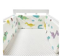 GYCS Breathable Cot Bumper Crib Rail Cover Baby Crib,Baby Cot Bed Side Protector,Cot Protective Cover,Oft Bumper for Around Cot,Cotbed Bumper for One Side,Airwrap Cot Bumper,B12,150 * 30CM