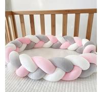GYCS Knot Cushion, Braided Knotted Cushion,Handmade Soft Knot Pillow, Set All Round Braided Protector, Knot Pillow, 100% Cotton Bed for Room Decor,A10,450cm