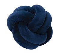 GYCS Knot Cushion Knot Ball Pillow Plush Throw Pillow Home Decorative Handmade Round Aesthetic Pillow for Bedroom Sofa Couch Living Room Baby Room Bedroom Accessories,navy blue,20cm