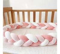 GYCS Knotted Cushion, Braided Knotted Cushion, Decor Knot Pillow, Handmade Soft Knot Pillow, Cotton Bed Set All Round Braided Protector for Room Bed,A14,200cm