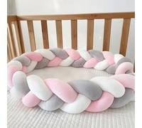 GYCS Knotted Cushion, Handmade Soft Knot Pillow, Braided Knotted Cushion, Decor Knot Pillow, Cotton Bed Set All Round Braided Protector for Room Bed,A10,350cm