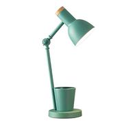 GYD E27 Table Lamp Learning Special Eye Protection Lamp Plug-in Bedside Lamp With Pen Holder Suitable For Study Bedroom Studio Office,Green