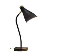 GYD LED Eye Protection Reading Lamp Bedside Lamp Plug-in E27 Table Lamp Learning Eye Protection Lamp Suitable for Study Room Bedroom Studio Office,Black