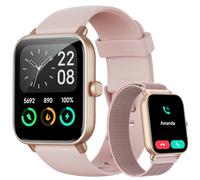 Gydom Smart Watch for Men & Women, Bluetooth Calling, Alexa Built-in, 1.8" HD Display, Fitness Tracker, Heart Rate & SpO2 Monitor, Sleep Tracking, 110+ Sports, IP68 Waterproof, iPhone & Android
